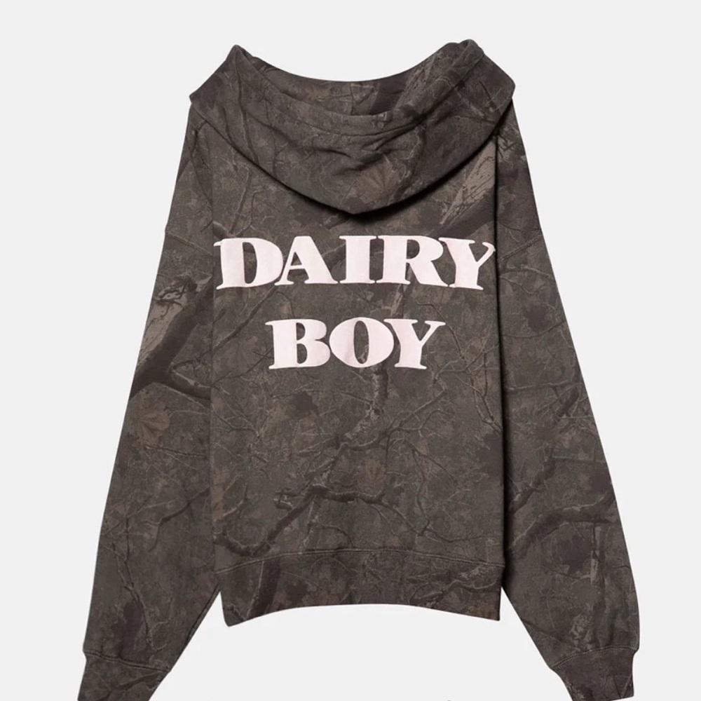 Dairy Boy River Camo Hoodie in Small.